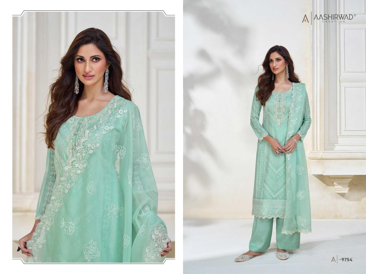 Aashirwad Pestal Designer Salwar Suits Catalog
